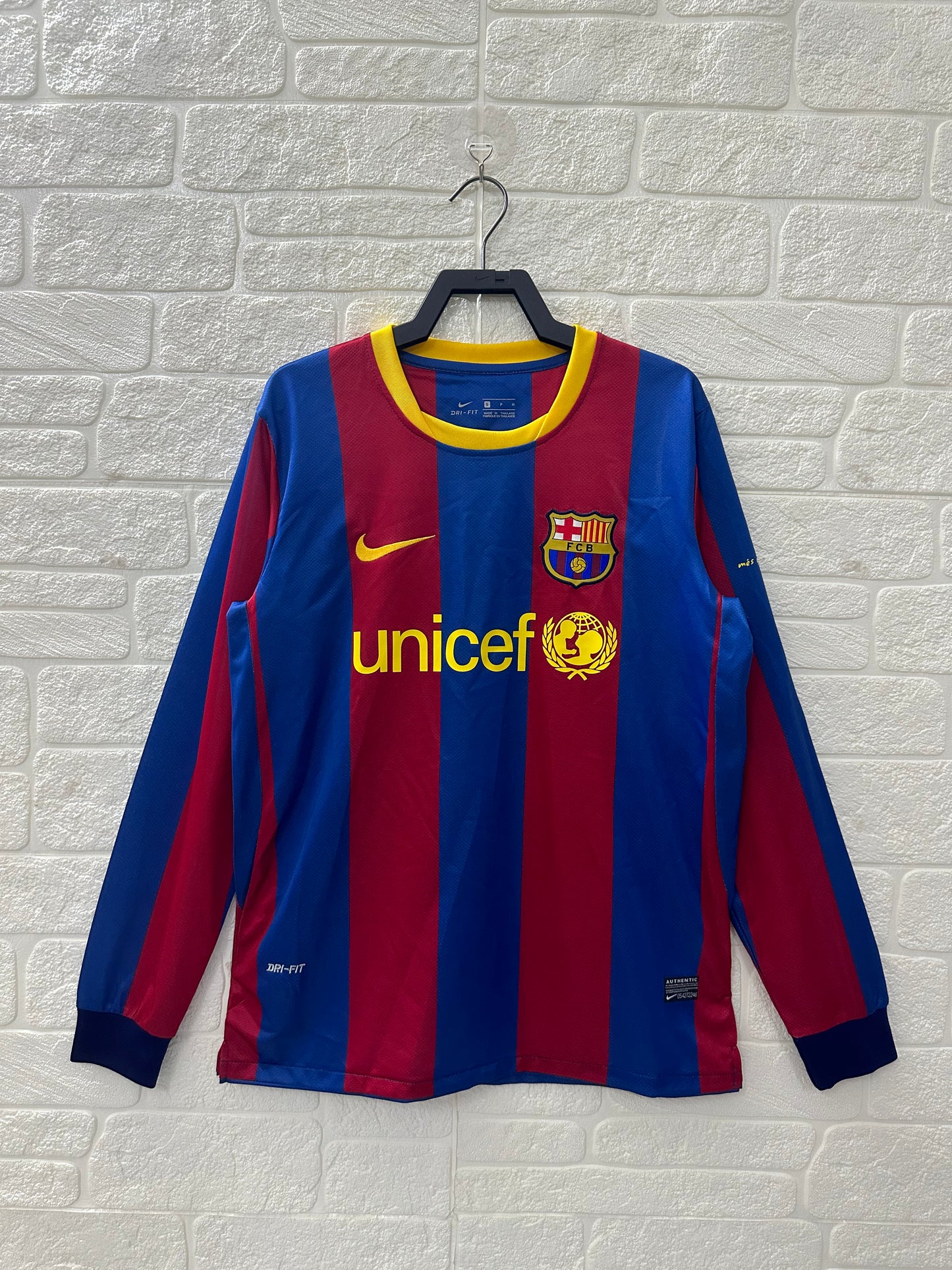 FC Barcelona 08/09 Home Long Sleeve Jersey
